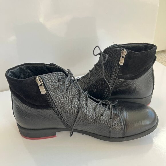 Sigotto Uomo Premium Leather Classic Men’s Boots Size US 8 - Picture 4 of 14